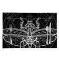 Black And White Mantis Spirit Print Placemat