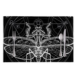 Black And White Mantis Spirit Print Placemat