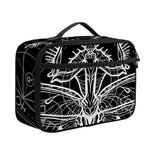 Black And White Mantis Spirit Print Portable Lunch Bag