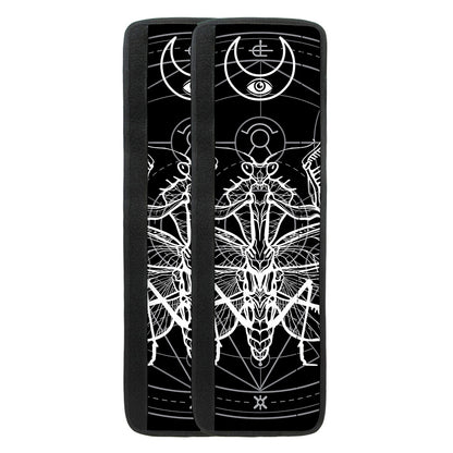 Black And White Mantis Spirit Print Refrigerator Handle Covers