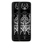 Black And White Mantis Spirit Print Refrigerator Handle Covers