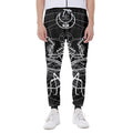 Black And White Mantis Spirit Print Joggers