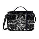Black And White Mantis Spirit Print Shoulder Strap Bible Bag