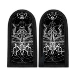 Black And White Mantis Spirit Print Skillet Handle Cover