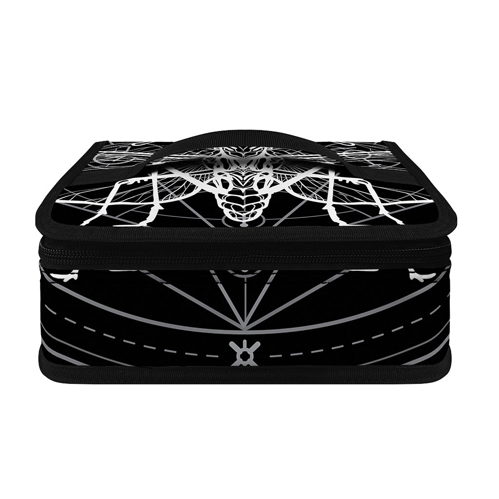 Black And White Mantis Spirit Print Small Lunch Bag