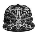 Black And White Mantis Spirit Print Snapback Cap