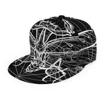 Black And White Mantis Spirit Print Snapback Cap