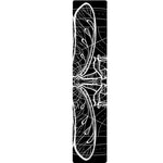 Black And White Mantis Spirit Print Table Runner