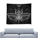 Black And White Mantis Spirit Print Tapestry