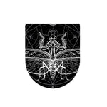 Black And White Mantis Spirit Print Toilet Lid Cover