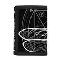 Black And White Mantis Spirit Print Trifold Wallet