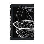 Black And White Mantis Spirit Print Trifold Wallet