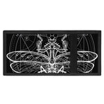 Black And White Mantis Spirit Print Trifold Wallet