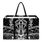 Black And White Mantis Spirit Print Utility Tote Bag