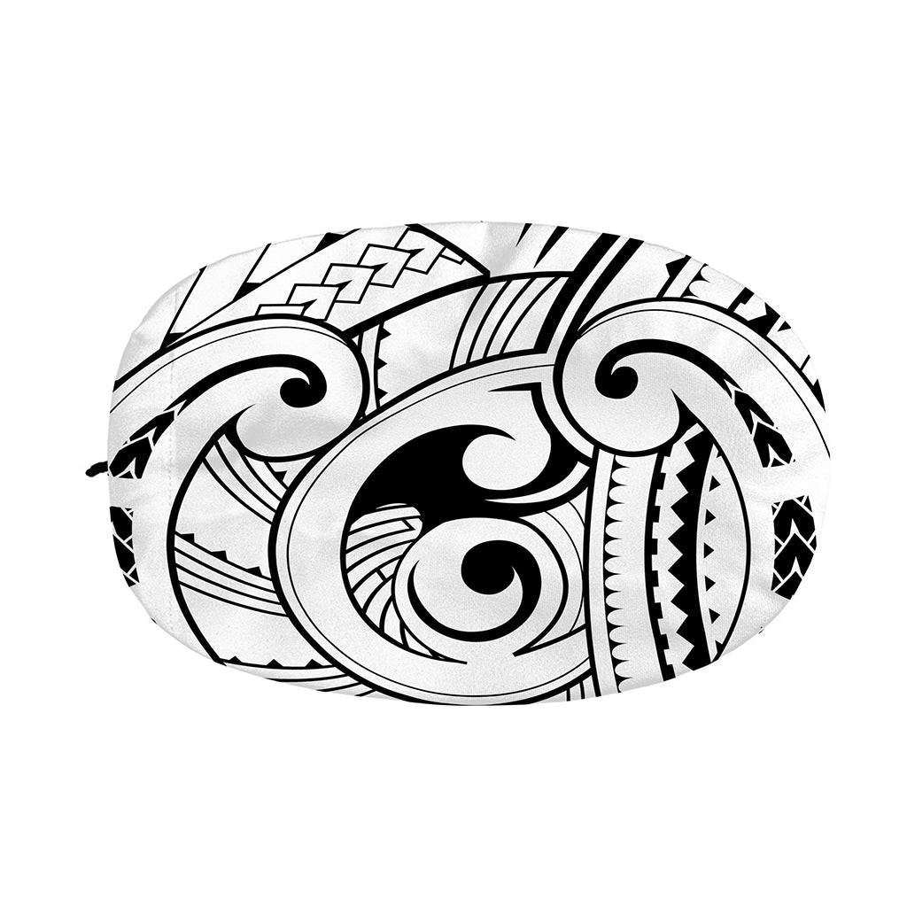 Black And White Maori Pattern Print Car Side Mirror Covers