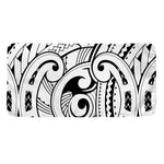 Black And White Maori Pattern Print Towel