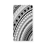 Black And White Maori Polynesian Print Baby Crib Sheet
