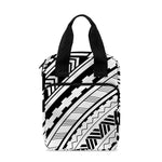 Black And White Maori Polynesian Print Bible Tote Bag