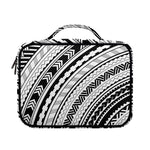 Black And White Maori Polynesian Print Briefcase Bible Bag