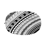 Black And White Maori Polynesian Print Car Side Mirror Covers