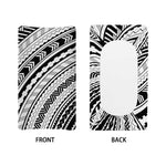 Black And White Maori Polynesian Print Changing Pad Cover