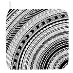 Black And White Maori Polynesian Print Hand Towel