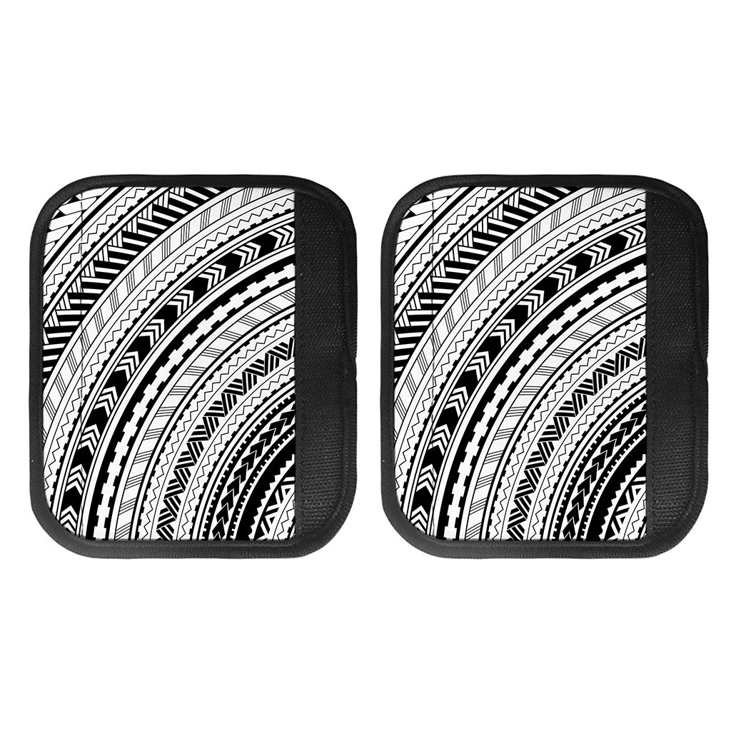 Black And White Maori Polynesian Print Handle Covers