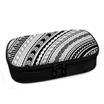Black And White Maori Polynesian Print Insulin Cooler Travel Case