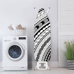Black And White Maori Polynesian Print Ironing Board Cover