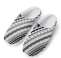 Black And White Maori Polynesian Print Mesh Casual Shoes