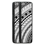 Black And White Maori Polynesian Print Refrigerator Handle Covers