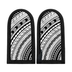 Black And White Maori Polynesian Print Skillet Handle Cover