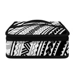 Black And White Maori Polynesian Print Small Lunch Bag