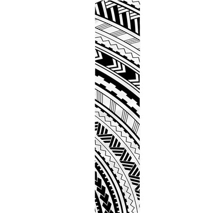 Black And White Maori Polynesian Print Table Runner