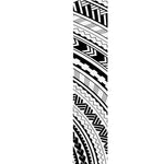 Black And White Maori Polynesian Print Table Runner