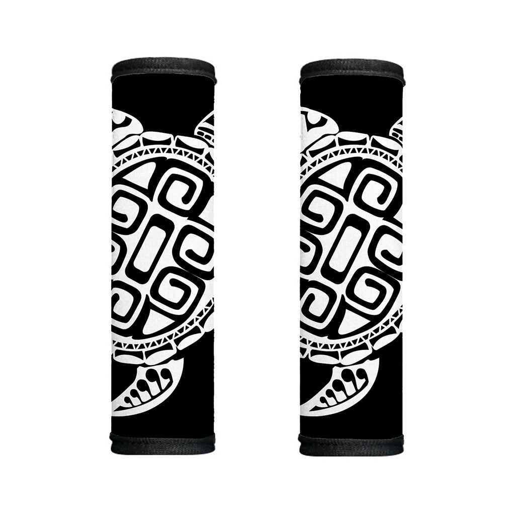 Black And White Maori Sea Turtle Print Handle Covers