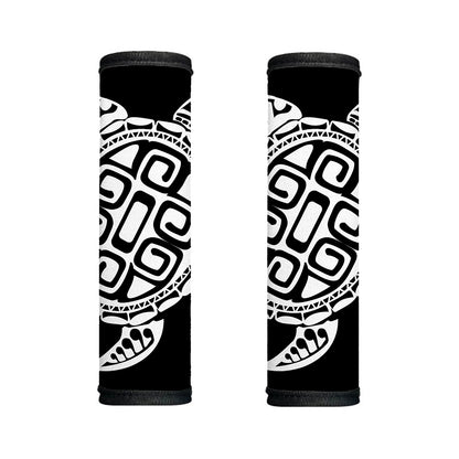 Black And White Maori Sea Turtle Print Handle Covers