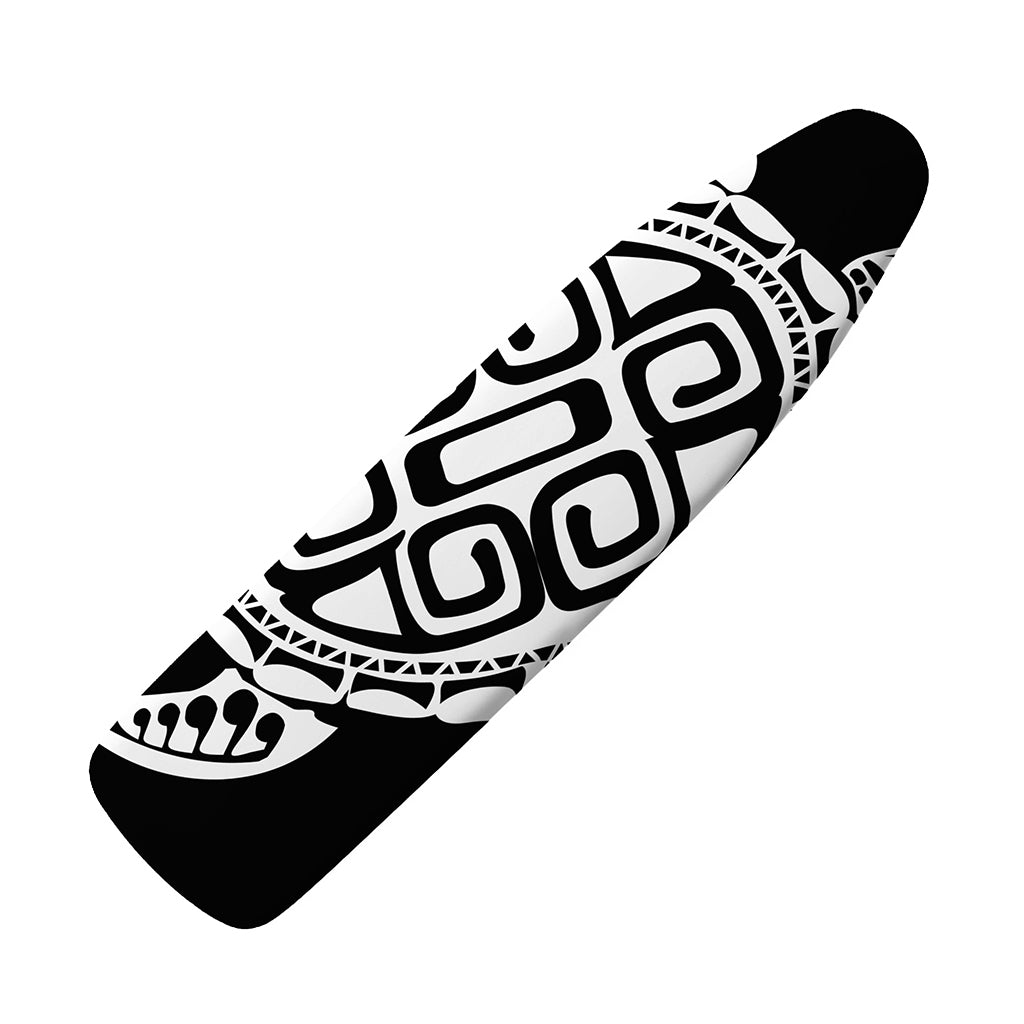 Black And White Maori Sea Turtle Print Ironing Board Cover