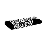 Black And White Maori Sea Turtle Print Piano Keyboard Cover