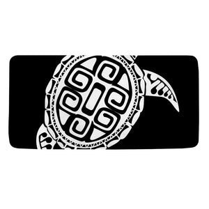 Black And White Maori Sea Turtle Print Towel