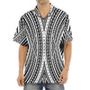 Black And White Maori Tattoo Print Aloha Shirt