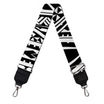 Black And White Maori Tattoo Print Bag Strap