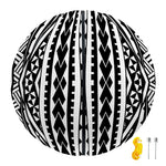 Black And White Maori Tattoo Print Basketball