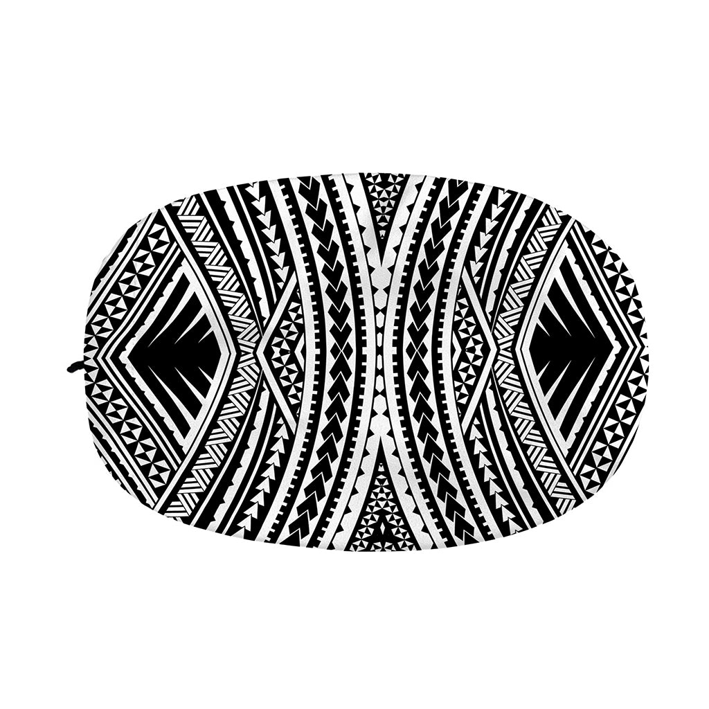 Black And White Maori Tattoo Print Car Side Mirror Covers