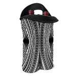 Black And White Maori Tattoo Print Double Neoprene Wine Tote