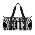 Black And White Maori Tattoo Print Gym Bag