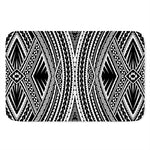 Black And White Maori Tattoo Print Indoor Door Mat