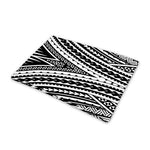 Black And White Maori Tattoo Print Pet Cooling Mat Cover