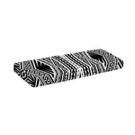 Black And White Maori Tattoo Print Piano Keyboard Cover