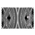 Black And White Maori Tattoo Print Placemat